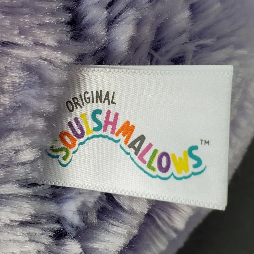Squishmallows Fuzz-A-Mallows Lucille the Seal Purple Plush 12 inch Lavender Toy